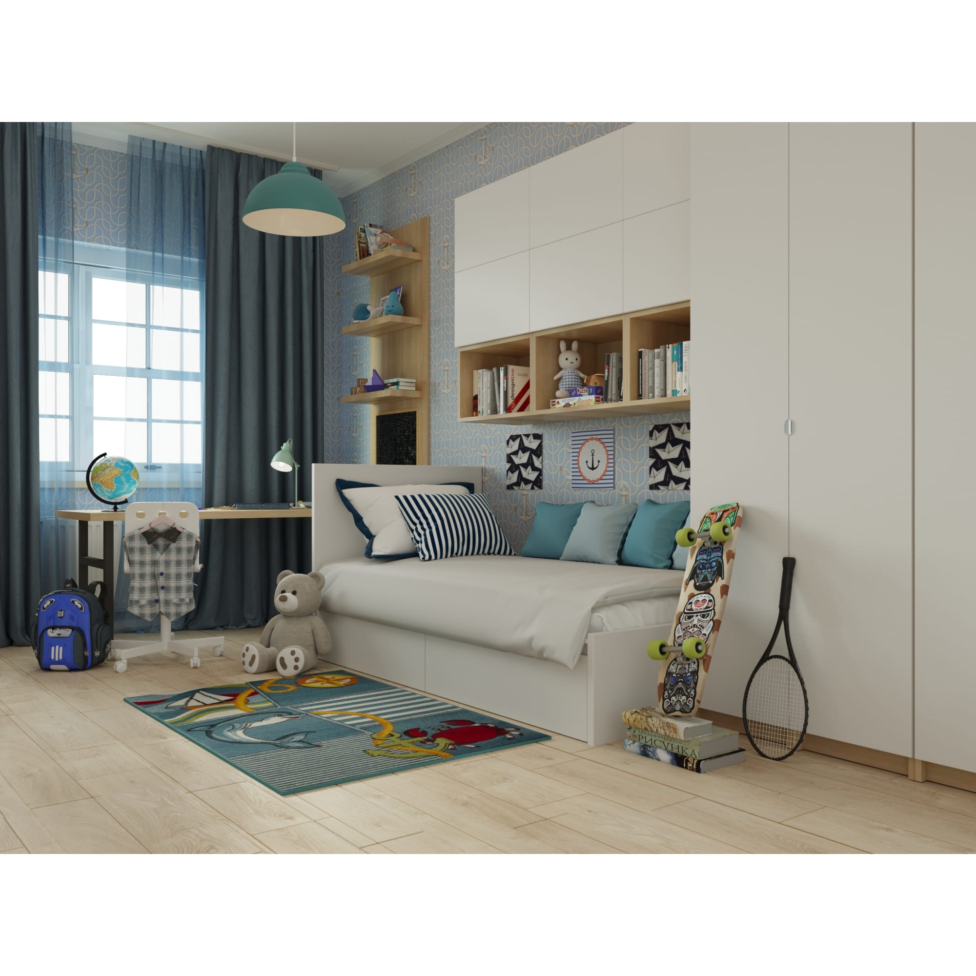 18662926 Полка для шкафа Лион 56.7x54 см 2 шт Santreyd  - Вид №8