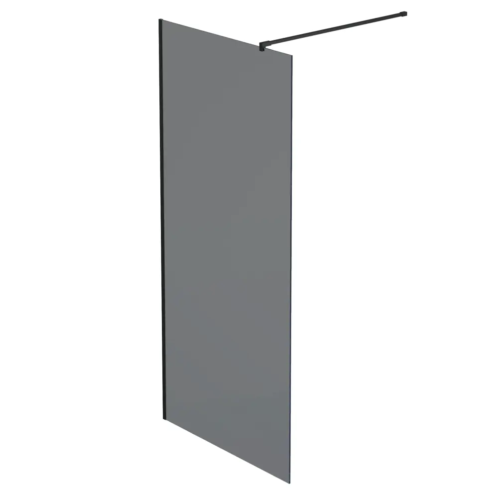 Душевая перегородка Mebelvann 120×200 см с черным профилем и тонированным стеклом 89372145 STLM-1410146 - Вид №1