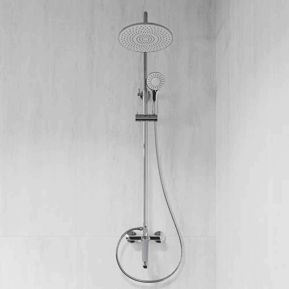 Душевая система Iddis Token со смесителем 3 режима цвет хром STLM-2166856 - Вид №2