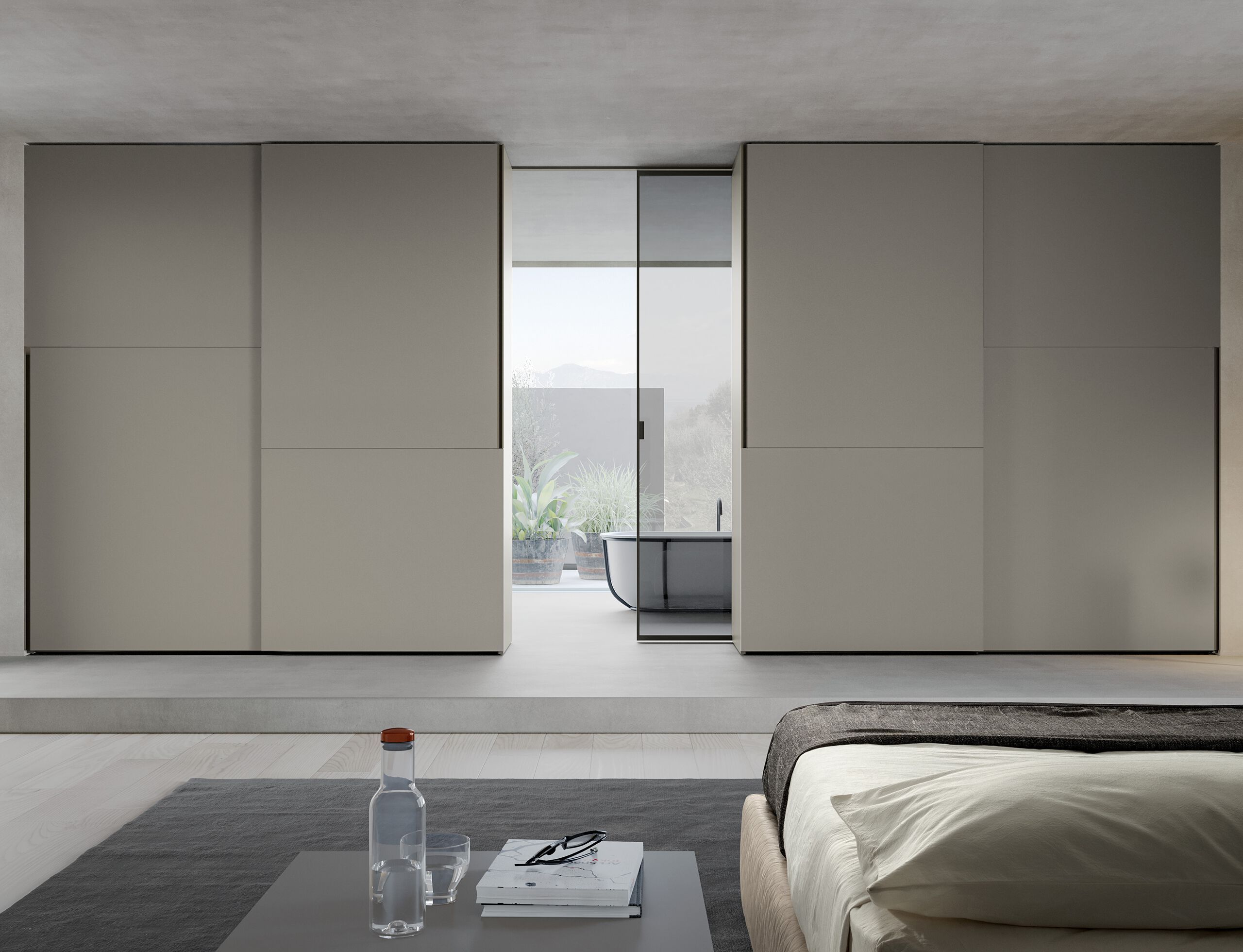 Деревянный шкаф с раздвижными дверями Adok ателье ARCH-00028237