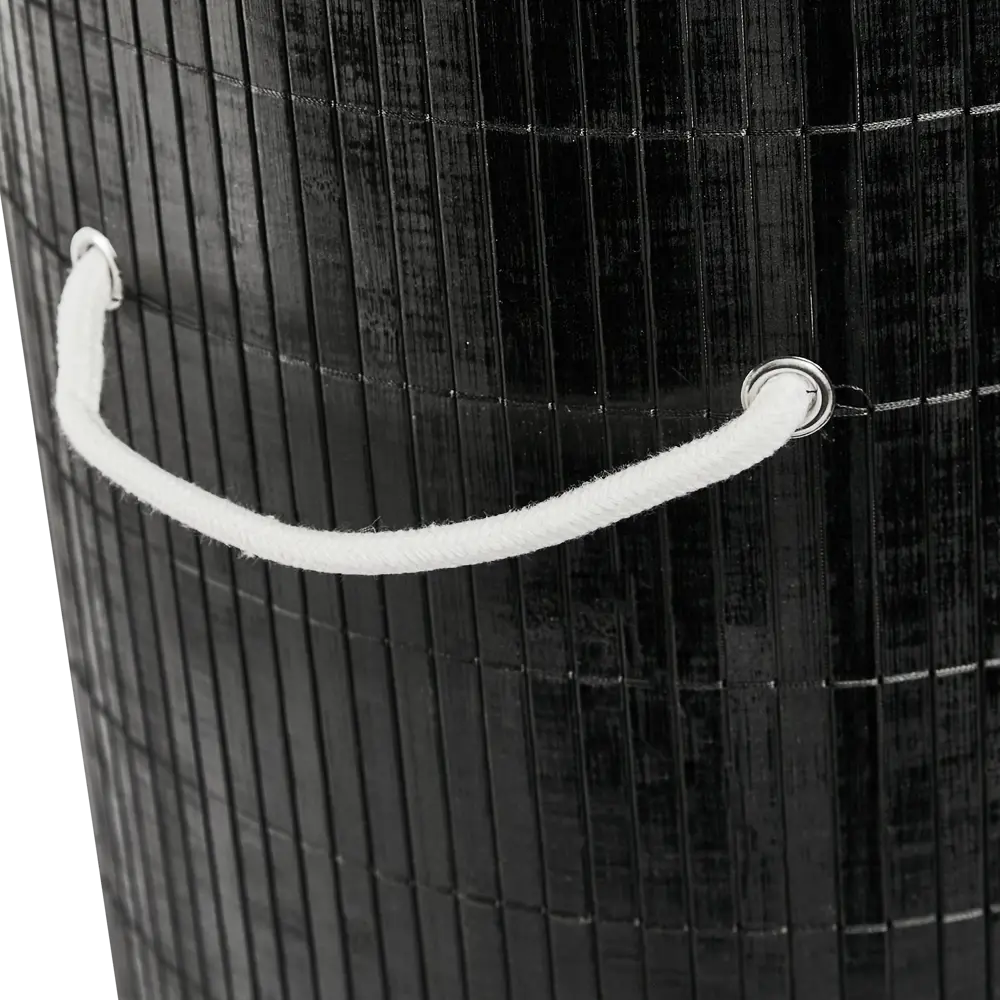 Корзина для белья Vidage Sepet 48 л бамбук цвет черный STLM-2174865 - Вид №3