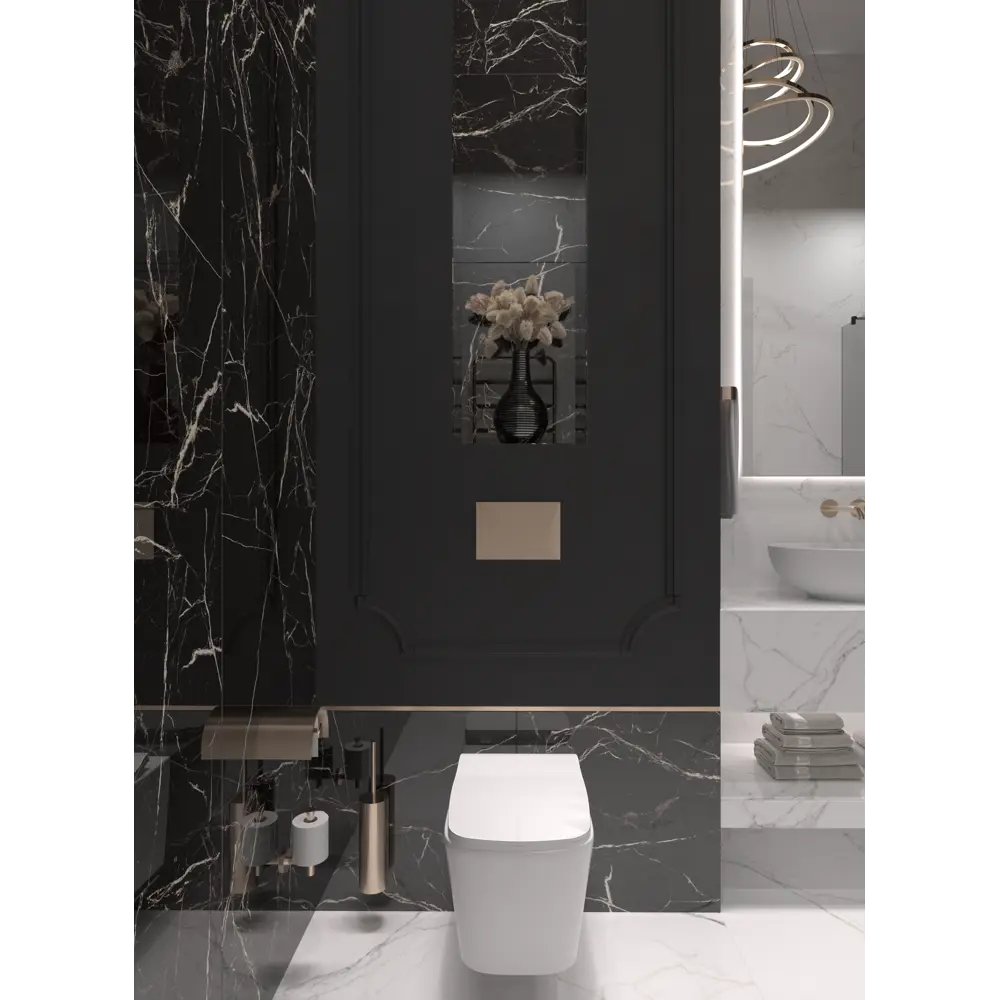 Глазурованный керамогранит Arcadia Ceramica Black Spinder High Gloss 60x60 см 1.44 м² глянцевый цвет черный STLM-2178625 - Вид №8
