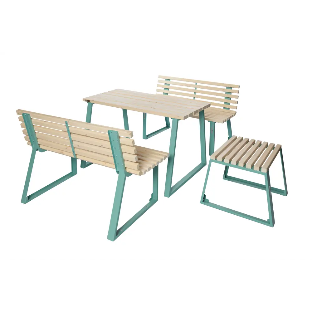 Стол садовый Summer 2 80x70x120 см сталь/дерево PUNTO DESIGN STLM-2127984 - Вид №2