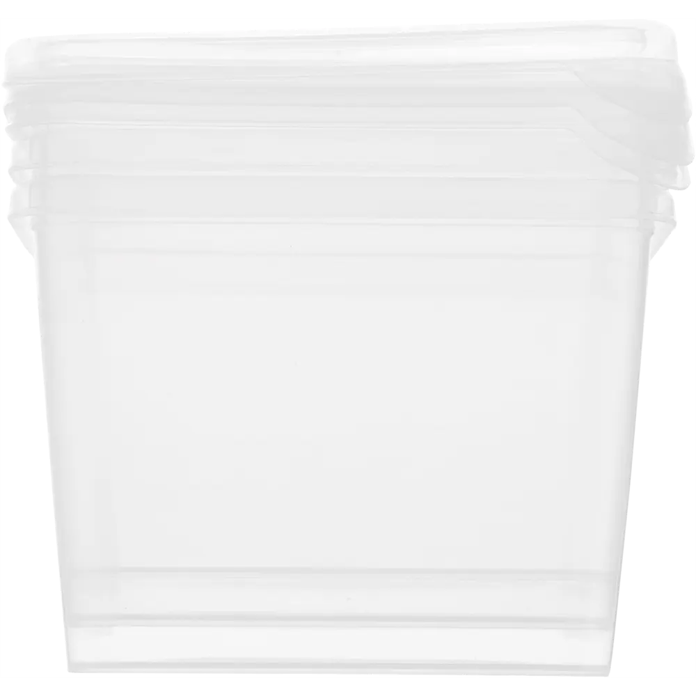 Емкость для заморозки Plast Team 0.75 л пластик цвет прозрачный 3 шт STLM-2020988 - Вид №4
