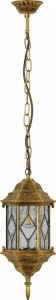 Уличный светильник потолочный 36х16,5х16,5 см черное золото "Сорренто" 11347 FERON ПОД СТАРИНУ, ФОНАРЬ 00-3955930 Золото