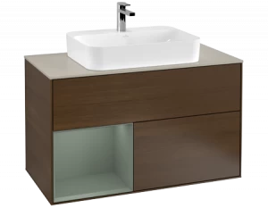 Villeroy&Boch Тумба под раковину Прямоугольная версия F363GMGN Finion Walnut Veneer