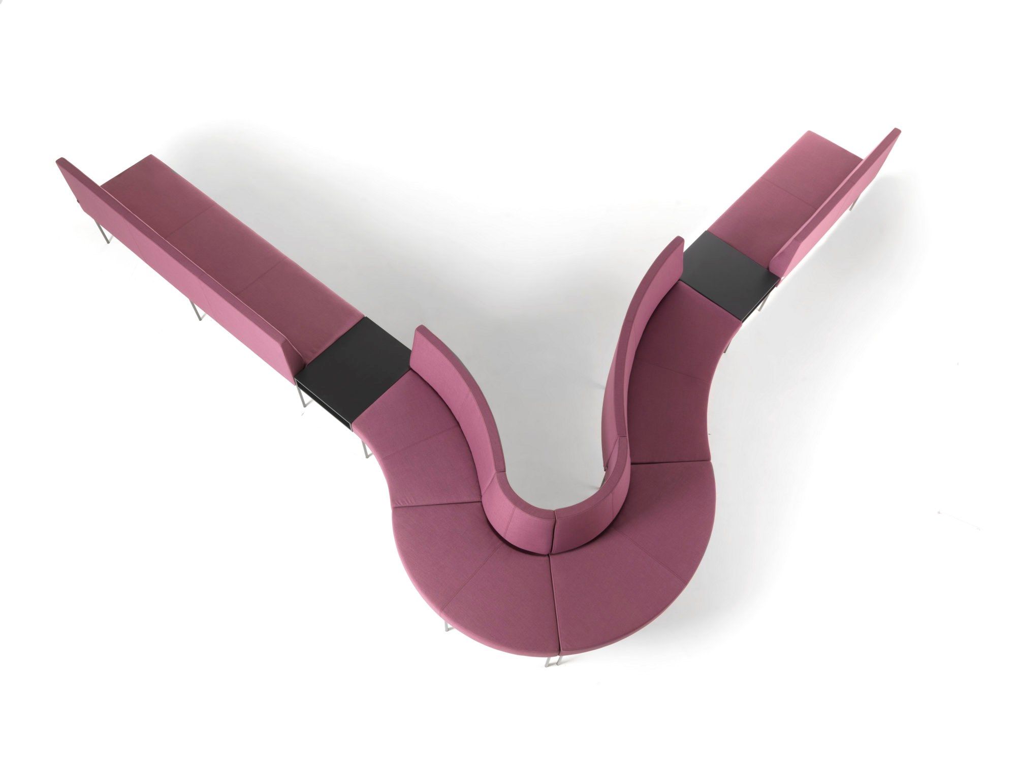 Модульная скамья из ткани со спинкой SITIA Laguna ARCH-00146120 - Вид №32