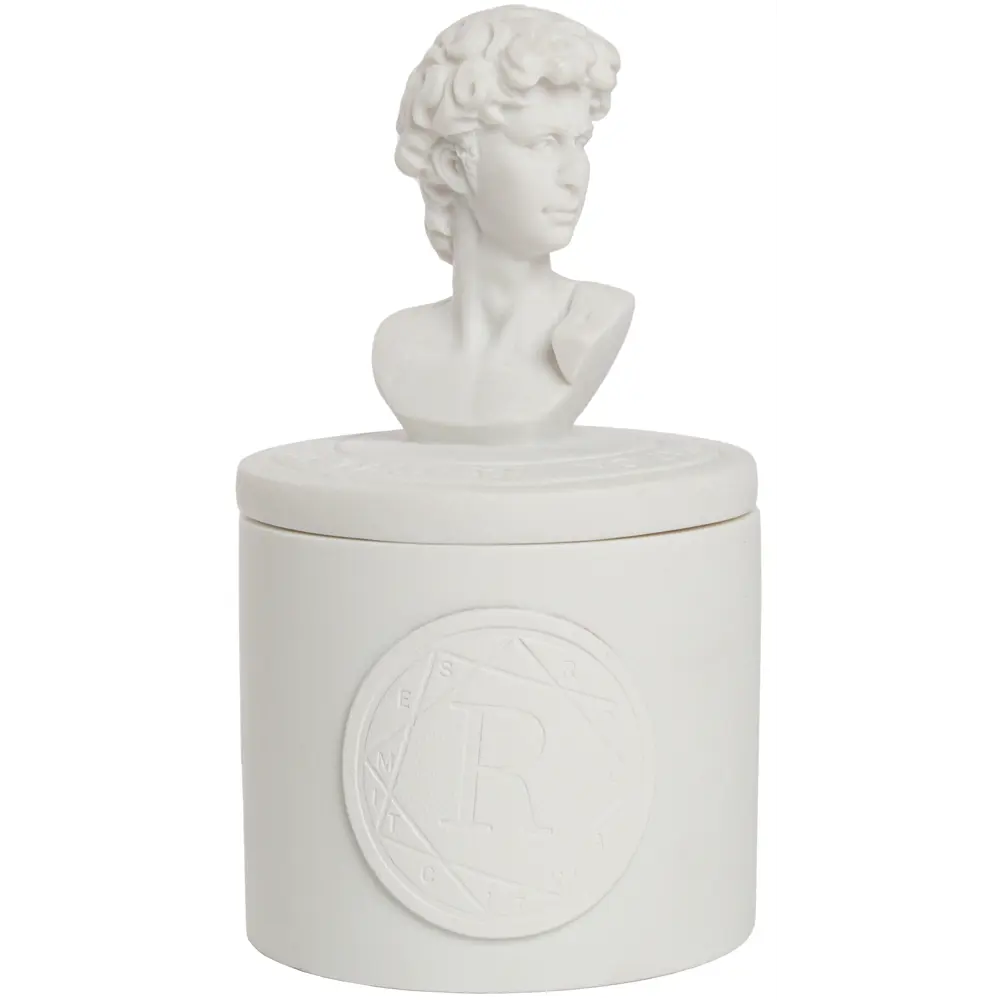 Свеча ароматизированная Давид яблочно-белая h 12.5 см Santreyd STLM-2185641 - Вид №3