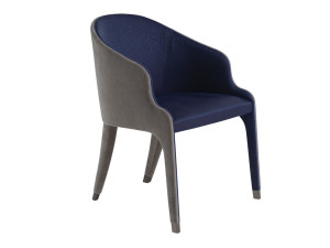 Мягкий тканевый стул с подлокотниками