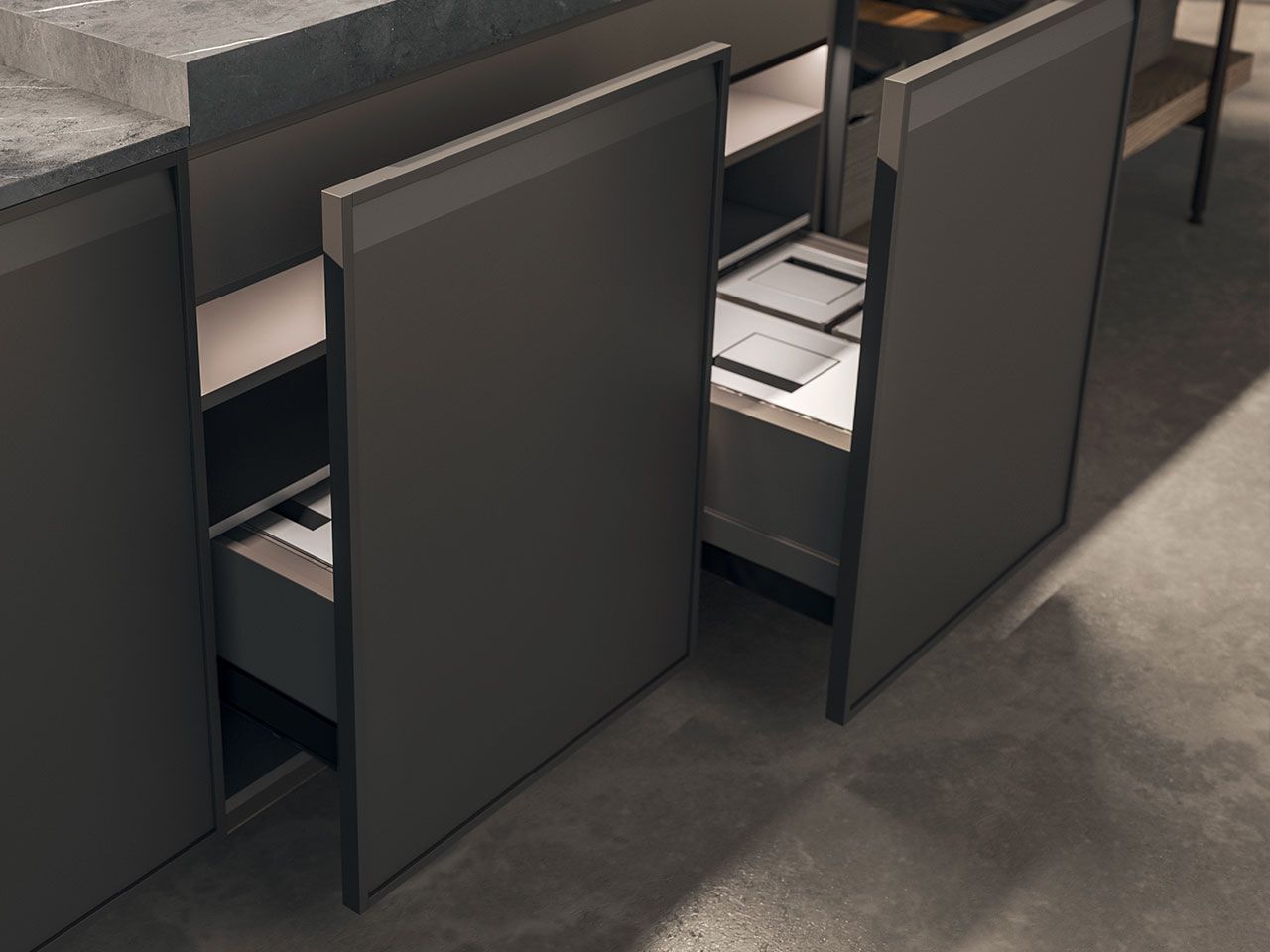 Встроенная кухня с островом Arrital Ak_07 ARCH-00035308 - Вид №7