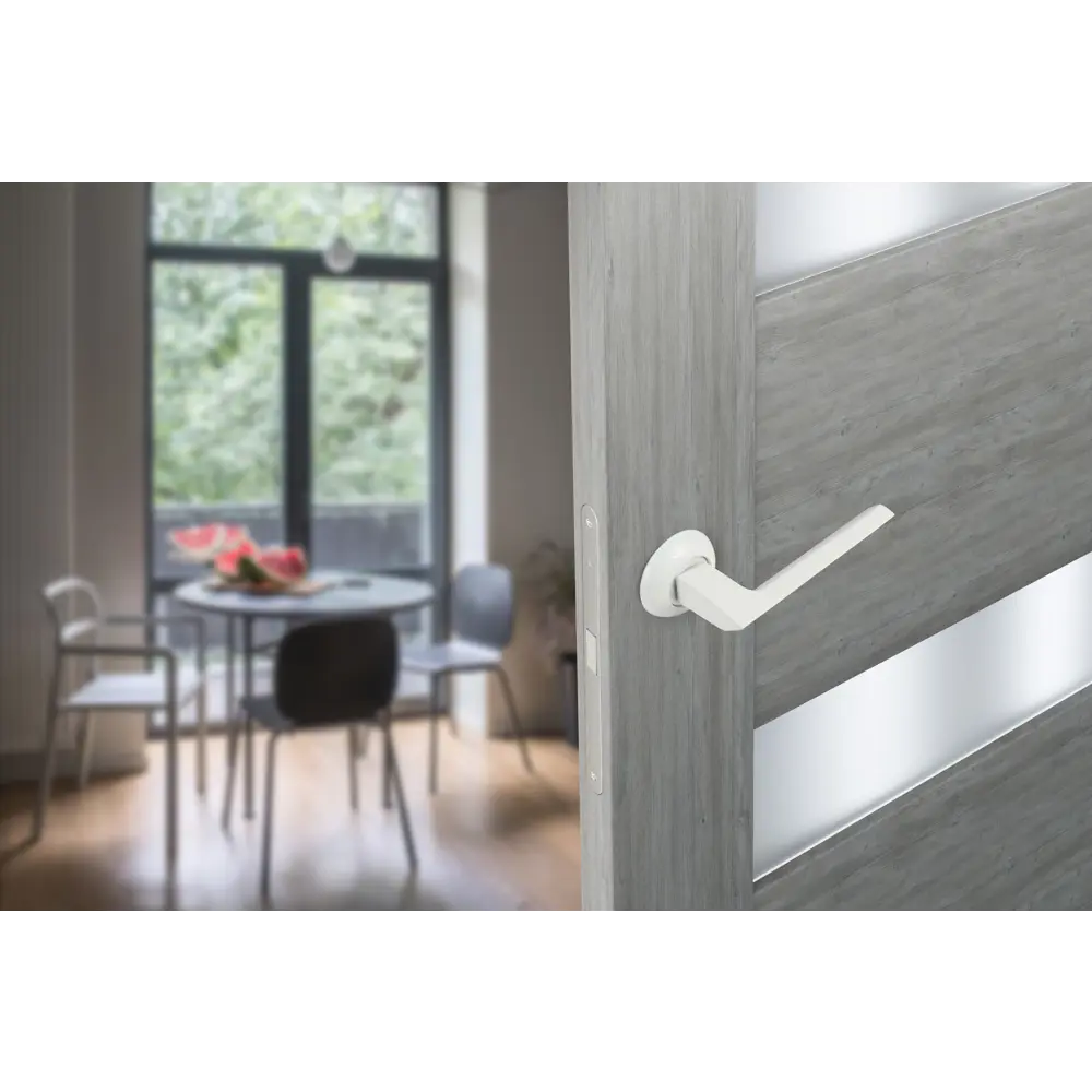 Дверные ручки EDSON EDS-69H-R1 в элегантном белом исполнении 85170505 STLM-0059402 - Вид №7