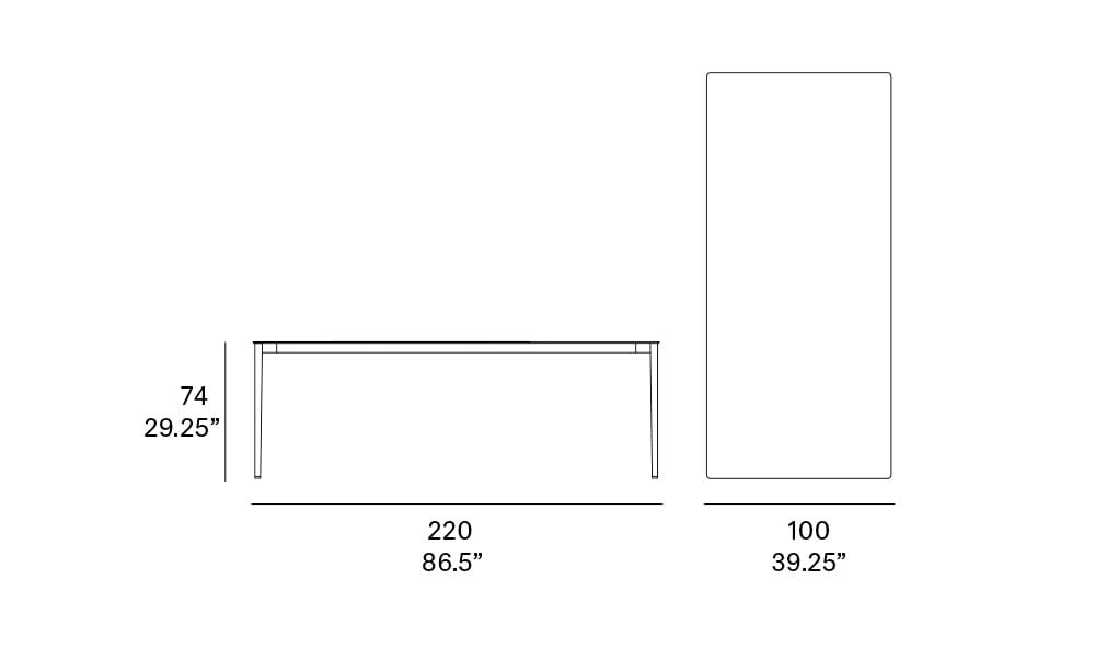 Прямоугольный стол EXPORMIM ARCH-00153109 - Вид №8