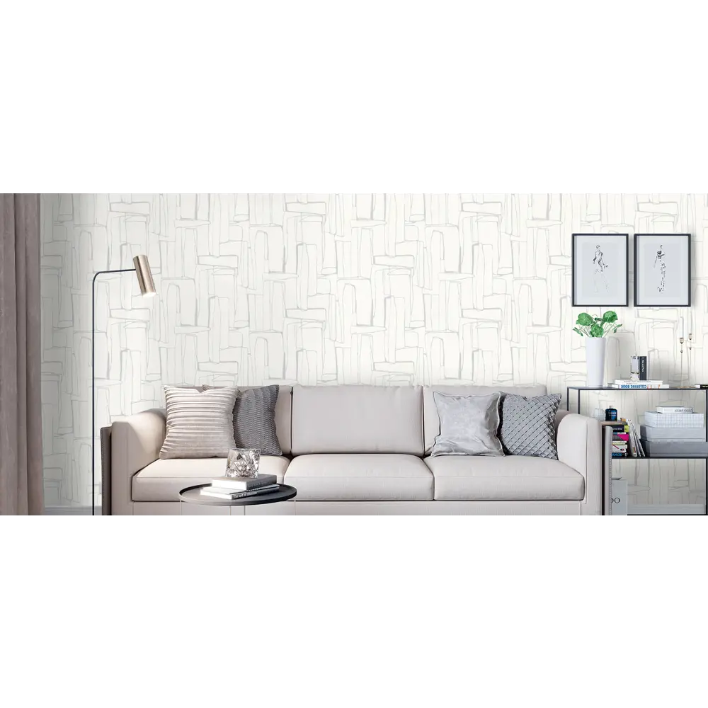 Флизелиновые обои VOG Collection Essen в светло-серых тонах для элегантного интерьера 89361753 STLM-1445895 - Вид №2