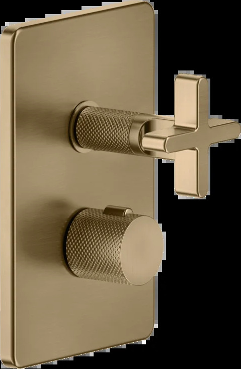 Смеситель для душа 58236 726 Gessi Inciso ТЕПЛАЯ БРОНЗА BR. PVD