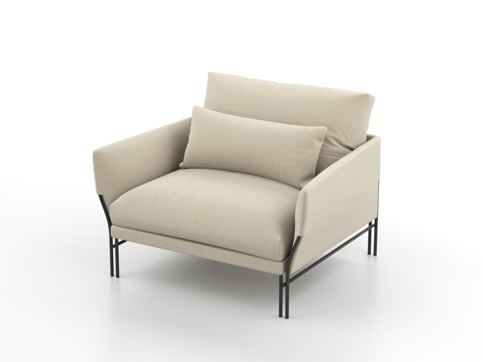 Тканевое кресло с подлокотниками Omelette Editions Majestic ARCH-00028186