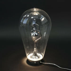 Настольная лампа Artpole Birne 001157 ARTPOLE ИНТЕРЬЕРНЫЕ 191520 Прозрачный;хром