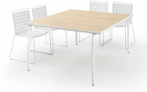 FAS Pendezza Модульный прямоугольный стол для переговоров из дерева и металла Spider