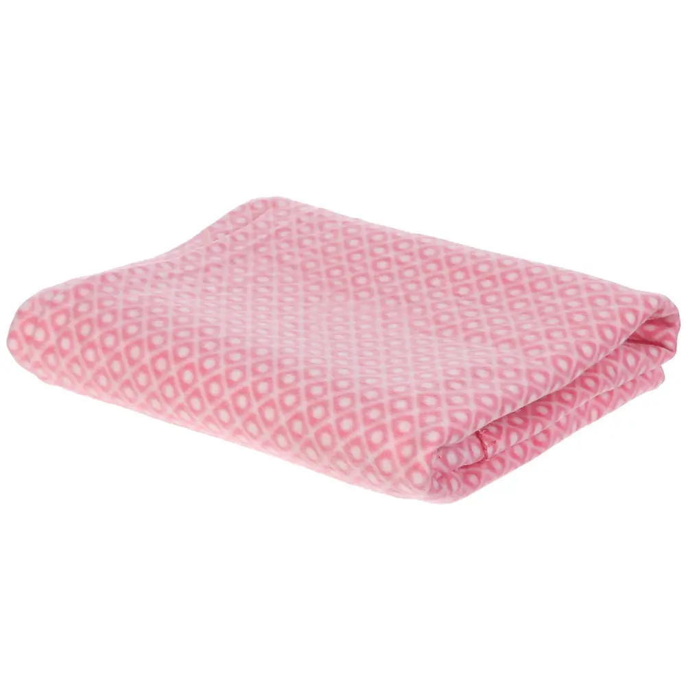 Плед флисовый «Play» 130х170 см цвет розовый BELEZZA STLM-2110561