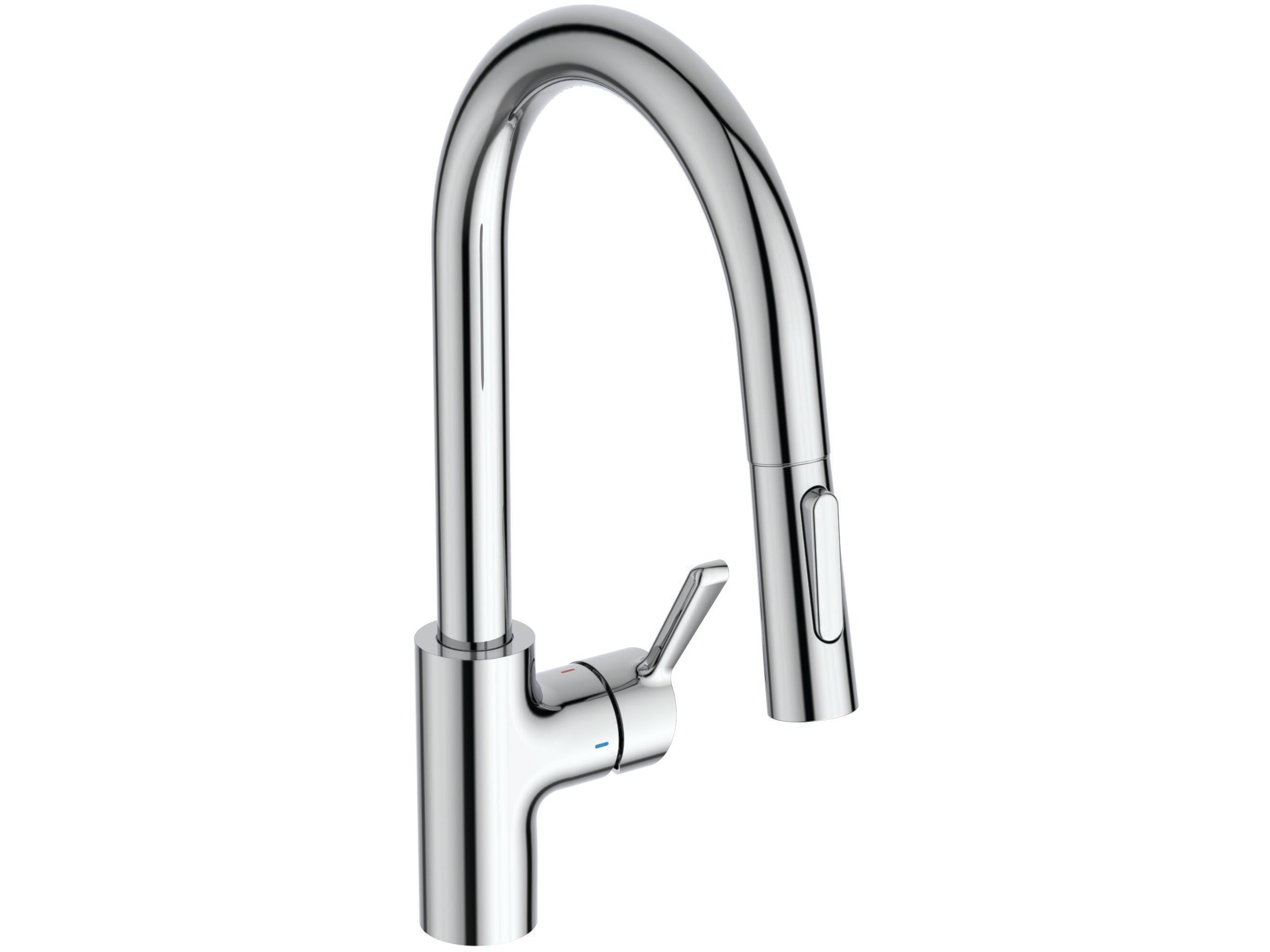 Однорычажный кухонный смеситель со съемным ручным душем Ideal Standard Ceralife ARCH-00030877 - Вид №1