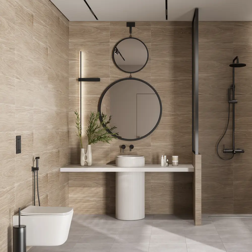 Плитка настенная Gracia Ceramica Java A0552D19601, 25x60 см 1.2 м² матовая цвет бежевый STLM-2002539