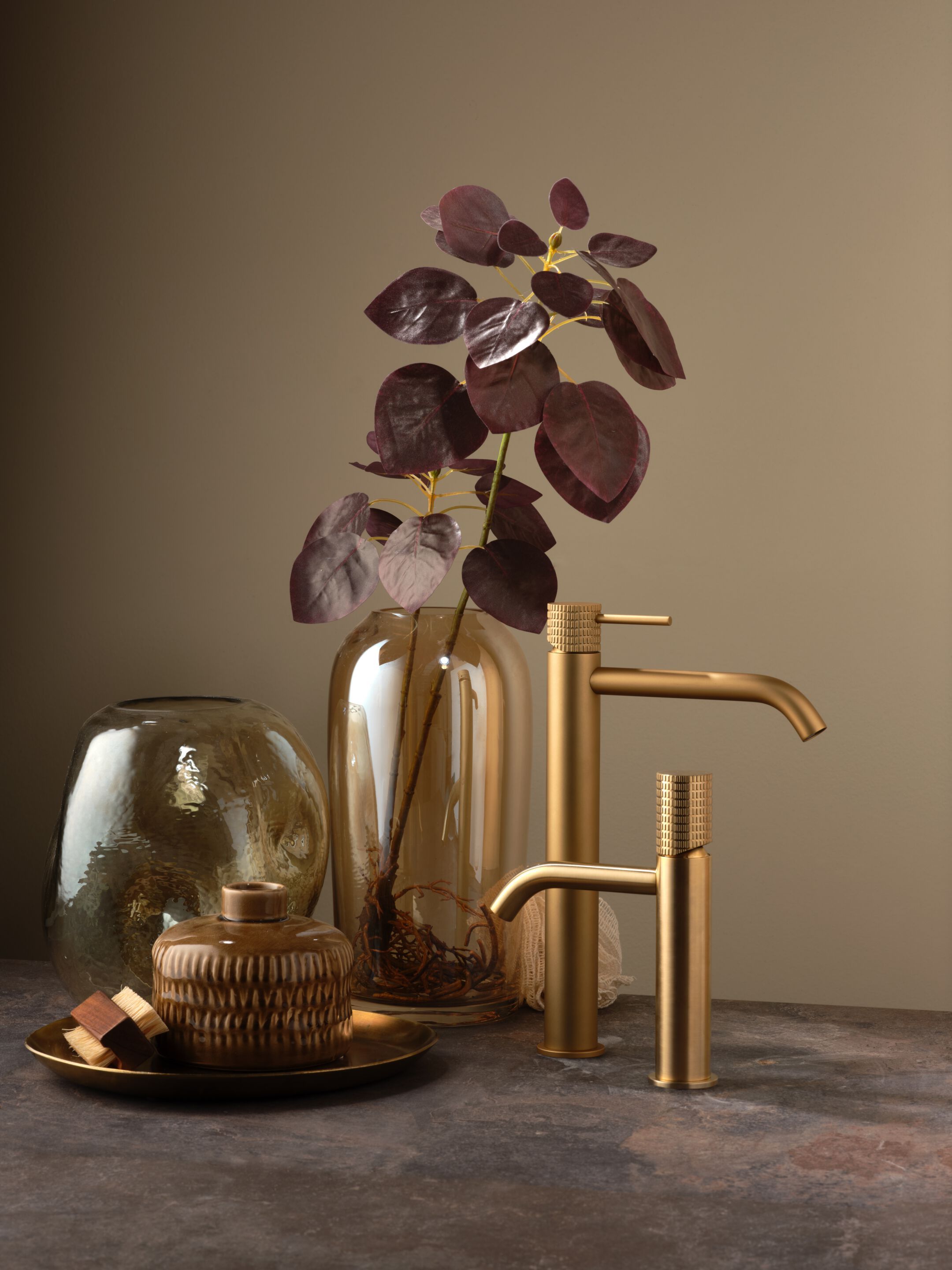 Однорычажный высокий смеситель для раковины Ritmonio диаметр 35 отпечатков пальцев ARCH-00067307 - Вид №1