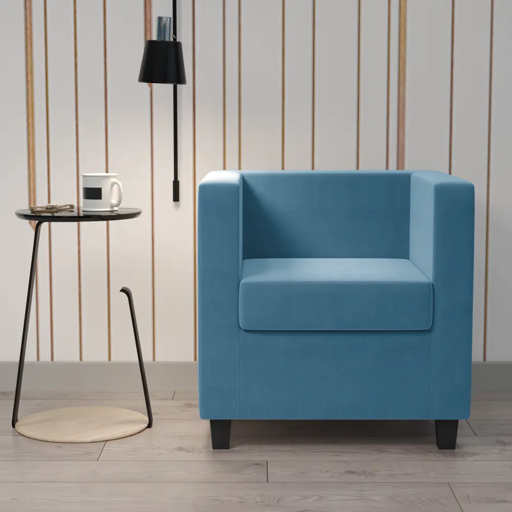 Кресло полиэстер Seasons Корса 73x65x73 см цвет голубой STLM-2182155 - Вид №4