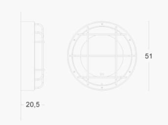 Железный светодиодный настенный светильник ZAVA двор ARCH-00023300 - Вид №3