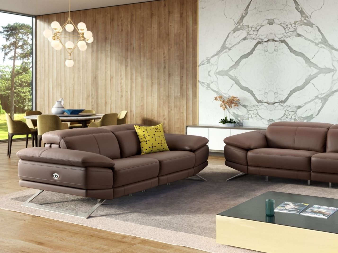 2-местный кожаный диван Sofanella FERRARA ARCH-00064727 - Вид №5