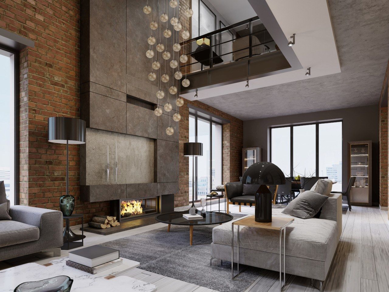 Стеклянный светодиодный подвесной светильник ILFARI Ballroom ARCH-00037995 - Вид №3