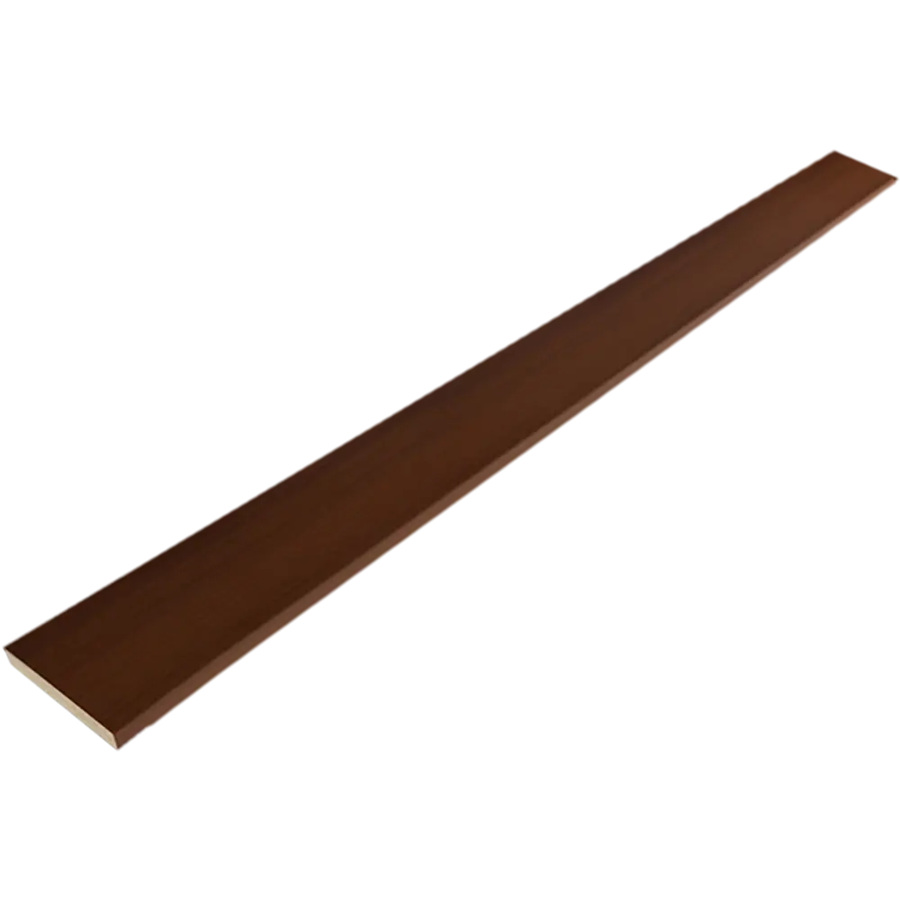 Добор Антик 2070x100x8 мм ПВХ ламинация цвет орех итальянский VERDA STLM-2101733 - Вид №2