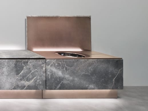 Мраморный санитарный модуль Fior di Bosco для туалета и биде CEADESIGN счеты ARCH-00096691