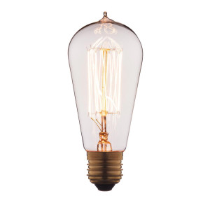 91258234 Лампочка накаливания Edison Bulb 6460-SC E27 60Вт STLM-0524795 LOFT IT