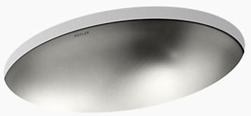 K-2602-SU-NA Накладная раковина под столешницу  овальная Kohler  - Вид №1