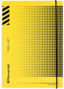 538844 Скетчбук "Off-yellow Dot Plus", 80 листов, 150 г/м2, в точку Manuscript