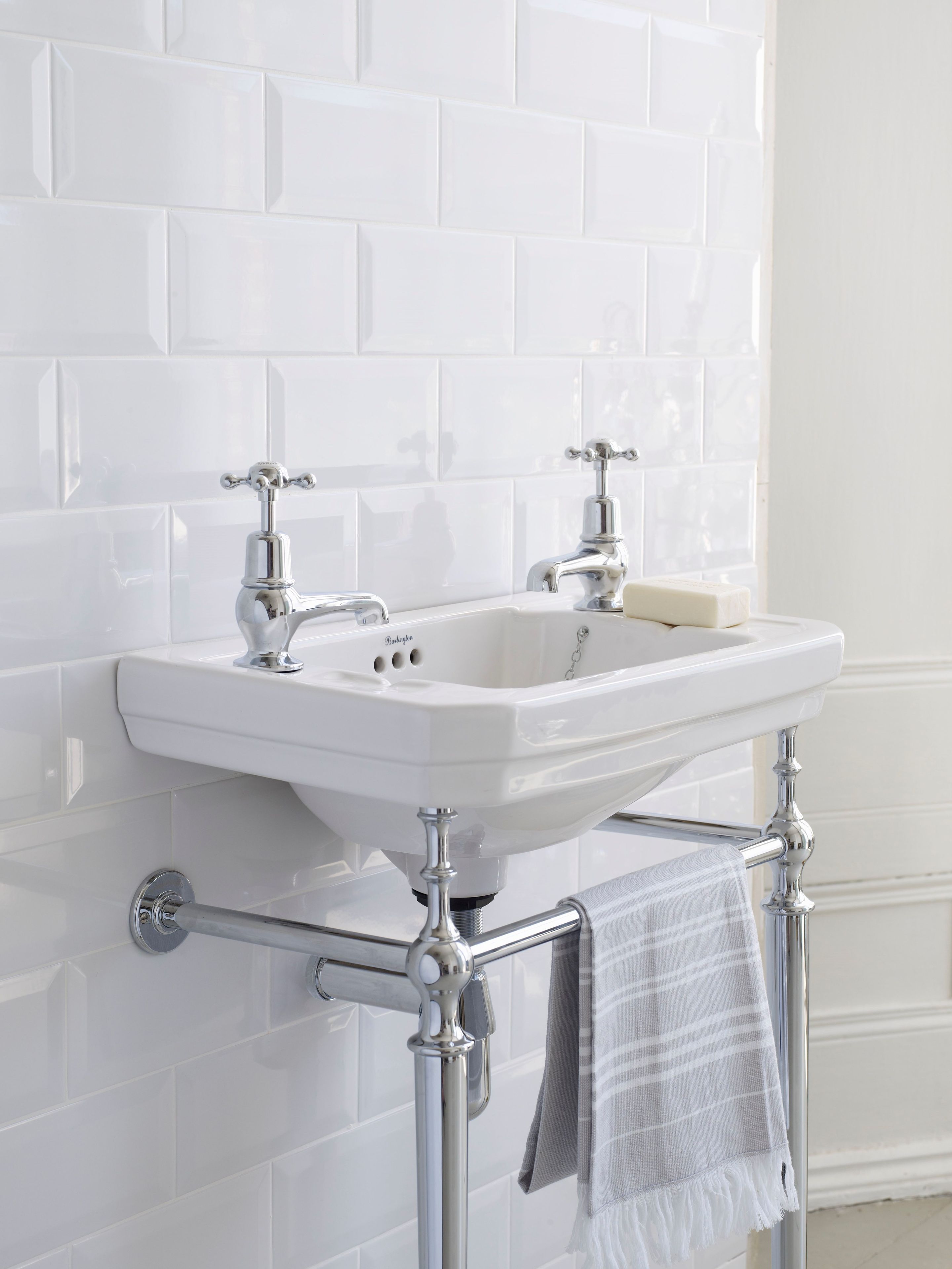 Прямоугольная консольная раковина в витрине Burlington Викторианская ARCH-00004044 - Вид №2