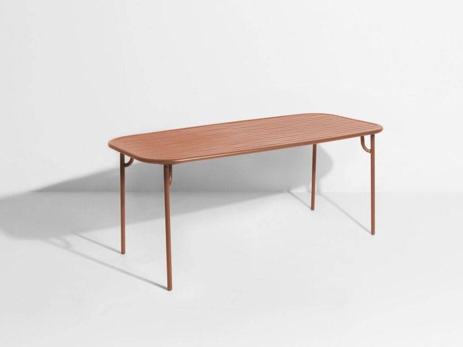 Алюминиевый прямоугольный садовый стол с порошковым покрытием In Stock Petite Friture ARCH-00124158 - Вид №1