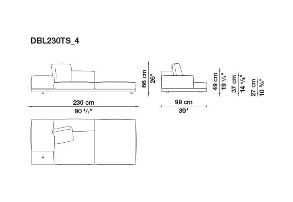Кожаный диван B&B Italia док ARCH-00106863 - Вид №148