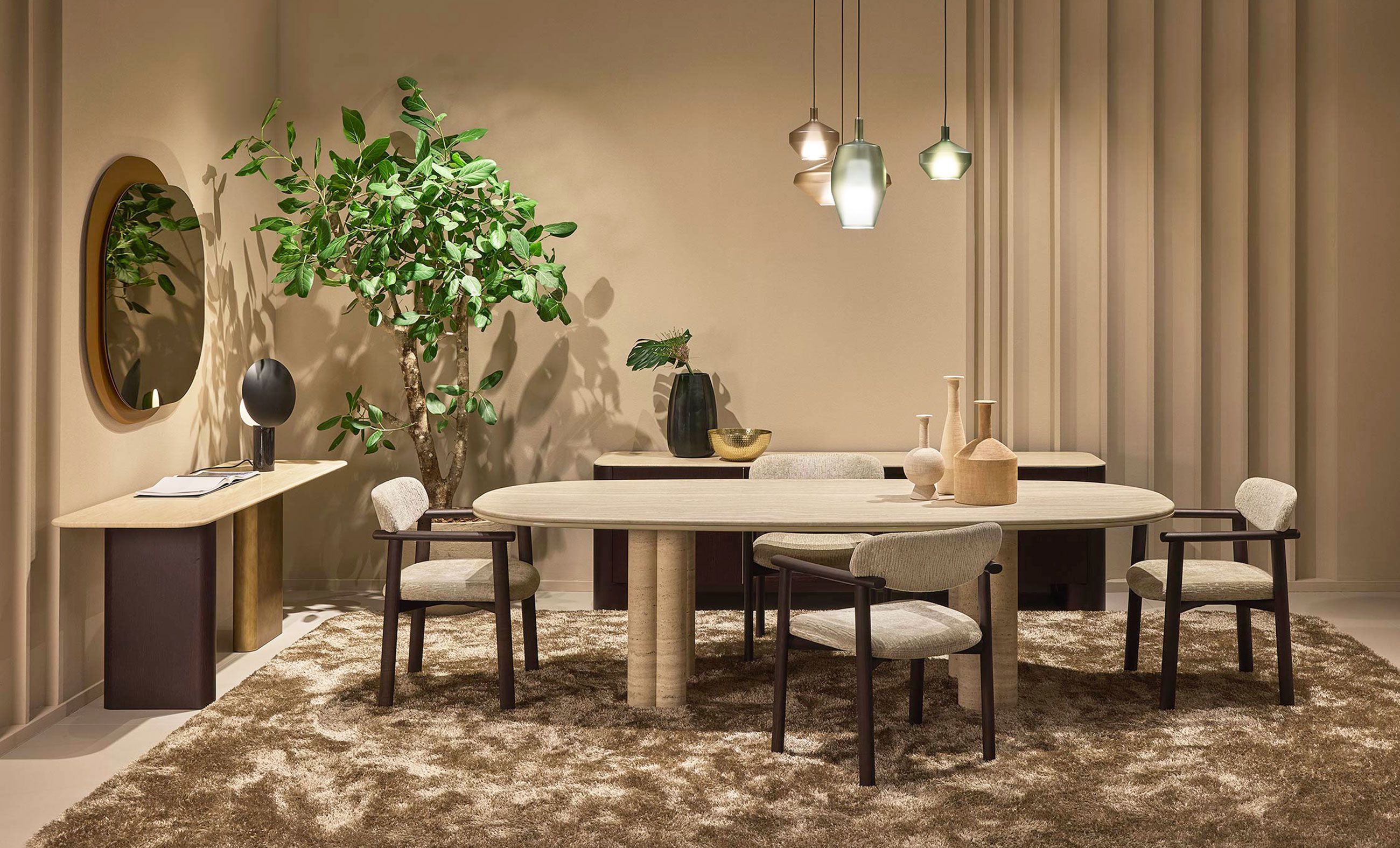 Овальный мраморный стол Marelli Simmy ARCH-00093477 - Вид №3