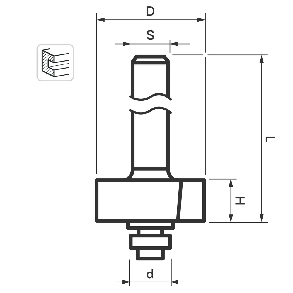 Фреза дисковая для кромок и пазов Fit 36690, 32x4x36 мм STLM-2175808 - Вид №1