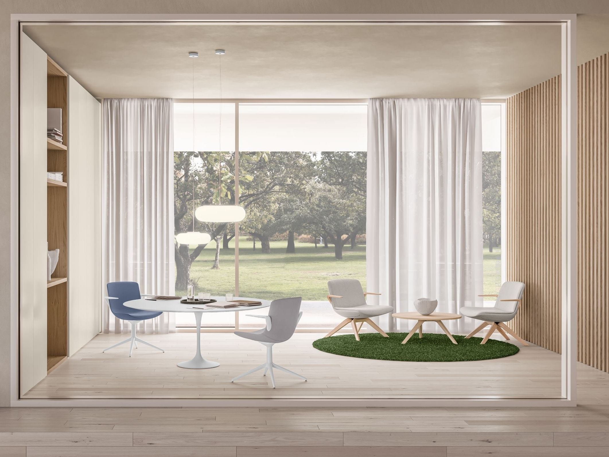 Ткань спиц поворотный стул Sitland Milos ARCH-00013888 - Вид №3