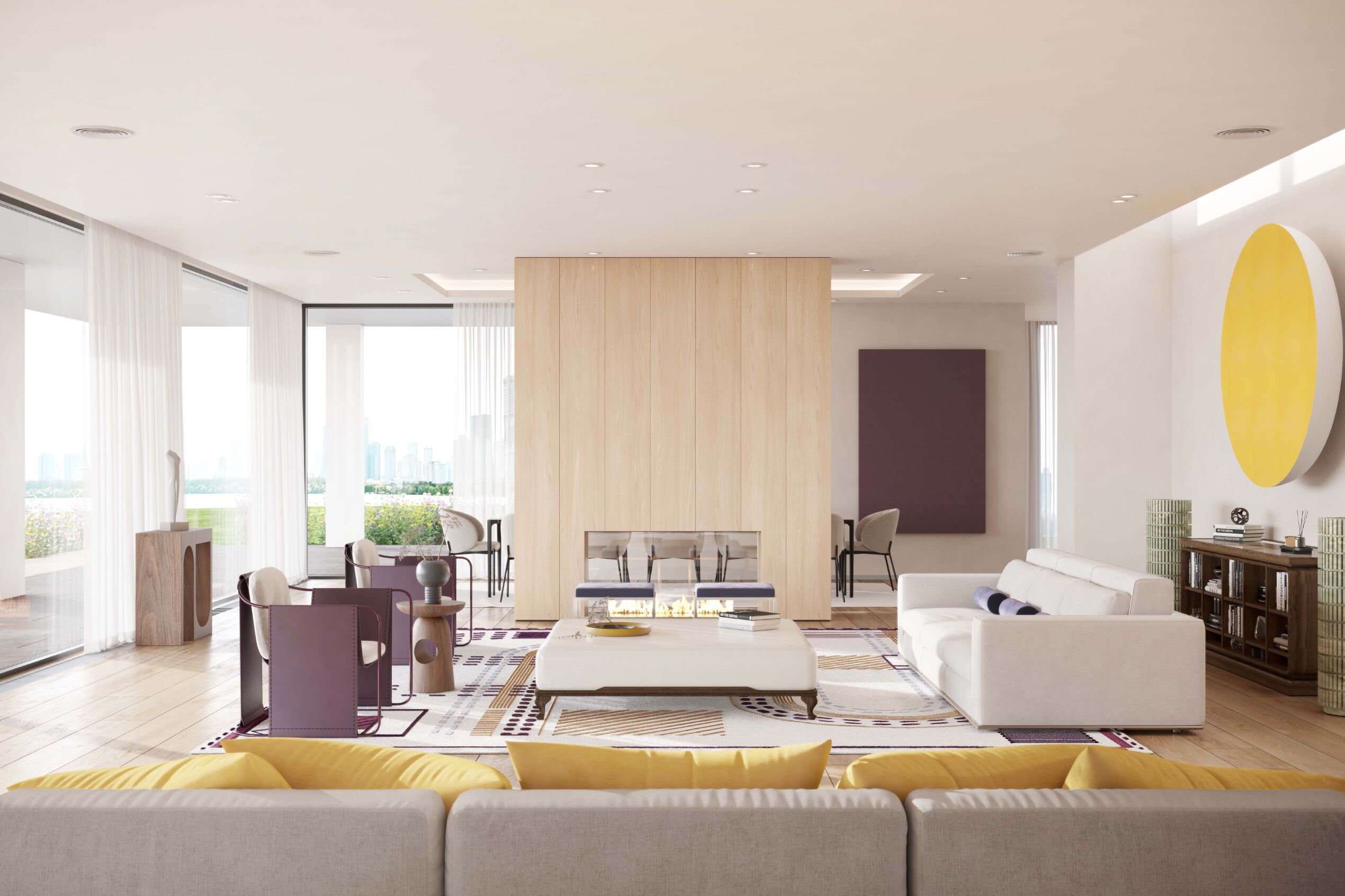 Прямоугольный ковер ручной работы Tapis Rouge абстракция III ARCH-00037897 - Вид №1