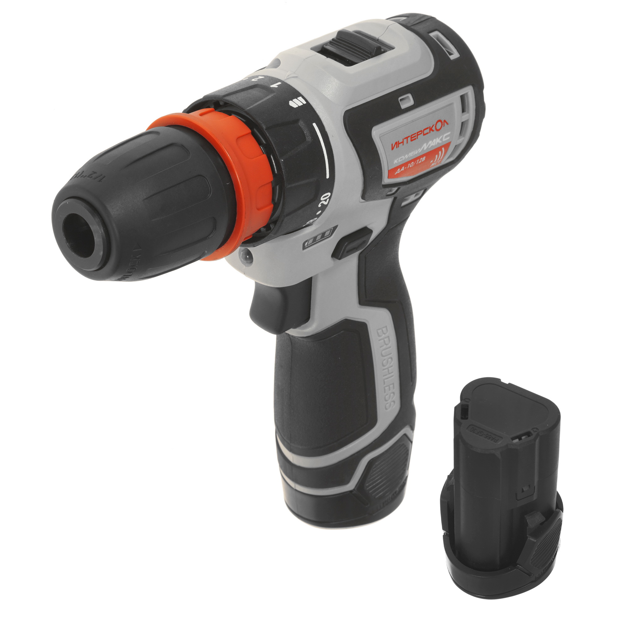 Дрель-шуруповерт Интерскол КомбиМАКС ДА-10/12В 36 АПИ-Т 12V 9960778 STDN-0029110 - Вид №2