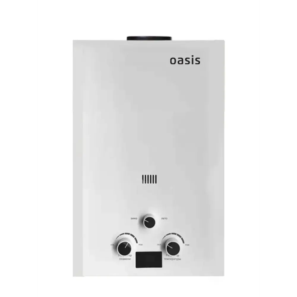 Колонка газовая Oasis 44x30x12 см 6 л/мин цвет белый STLM-2141741