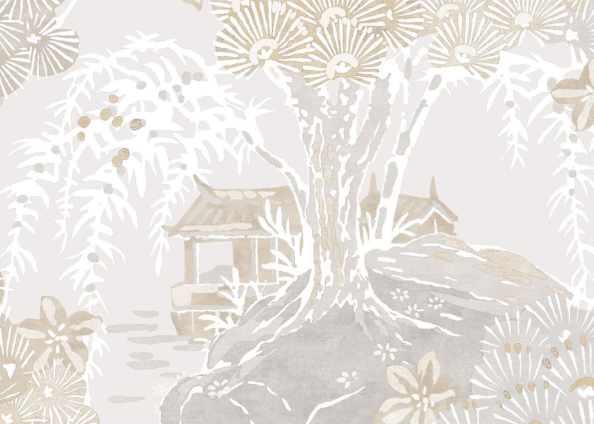 Цветочные узоры нетканые обои Jannelli&Volpi SCALAMANDRÉ ARCH-00054230 - Вид №3