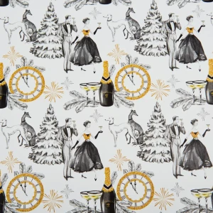 Упаковочная бумага «Зимняя сказка» 70 см