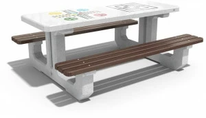 ENCHO ENCHEV - ETE Бетонный стол для общественных мест / игровой стол  221
