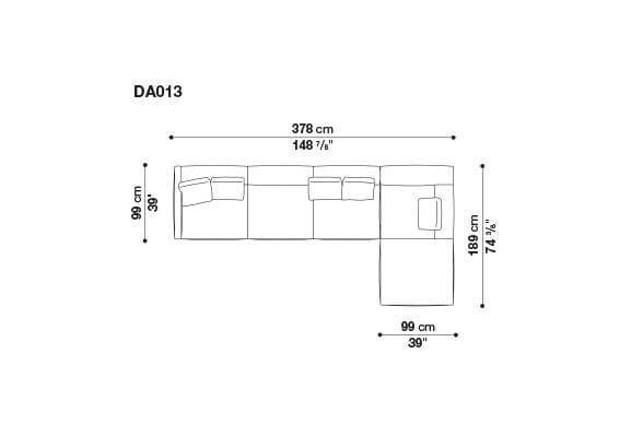 Кожаный диван B&B Italia док ARCH-00130675 - Вид №12