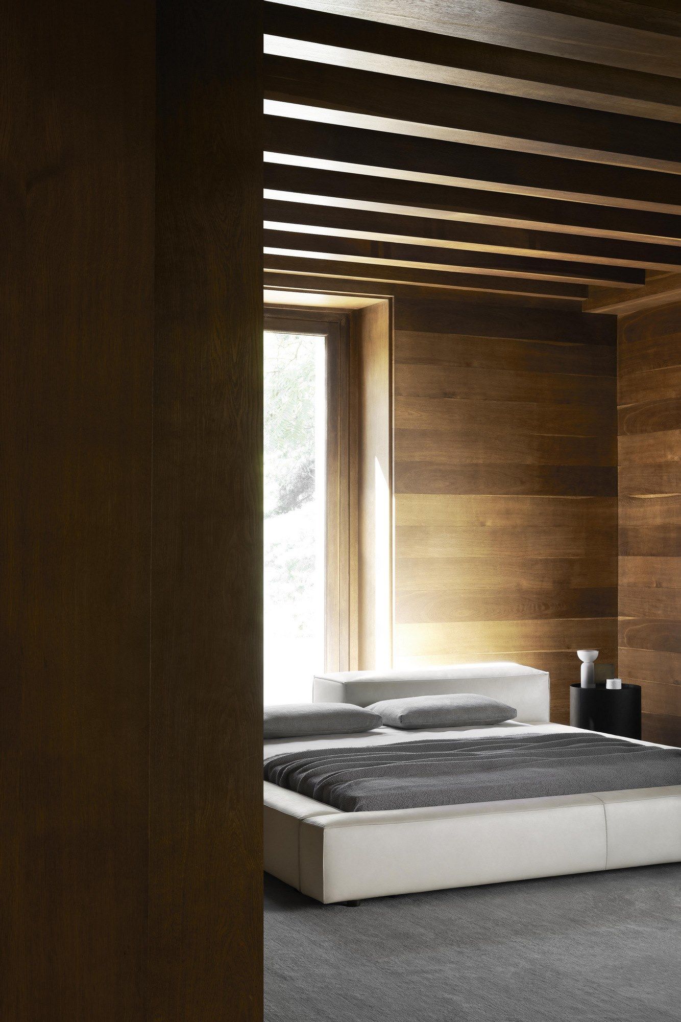 Съемная двуспальная кровать из ткани Living Divani Extrasoft ARCH-00102868 - Вид №5