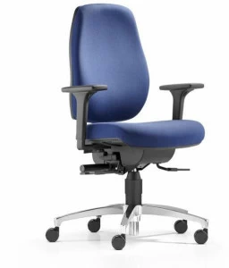 Dauphin Регулируемое по высоте офисное кресло из ткани с 5 спицами и подлокотниками Shape Sh 2815
