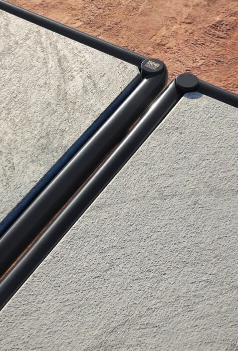 Алюминиевый садовый столик с каменным верхом B&B Italia Outdoor Nooch ARCH-00140701 - Вид №5